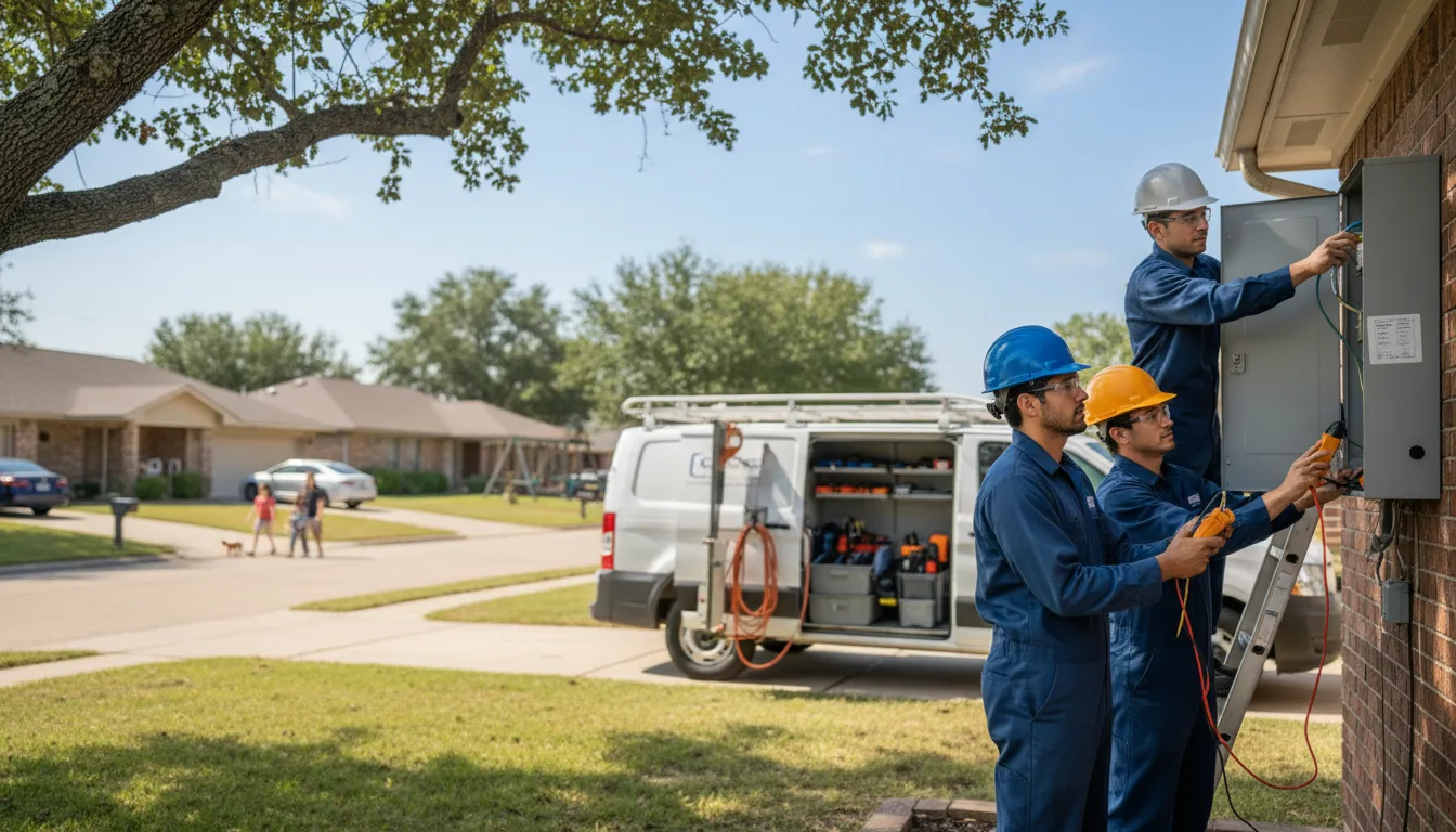 Certified electrician providing emergency electrical services in Purlear, NC